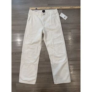 NWT H&M Loose Straight Jeans White Men's Size 32x32 Denim